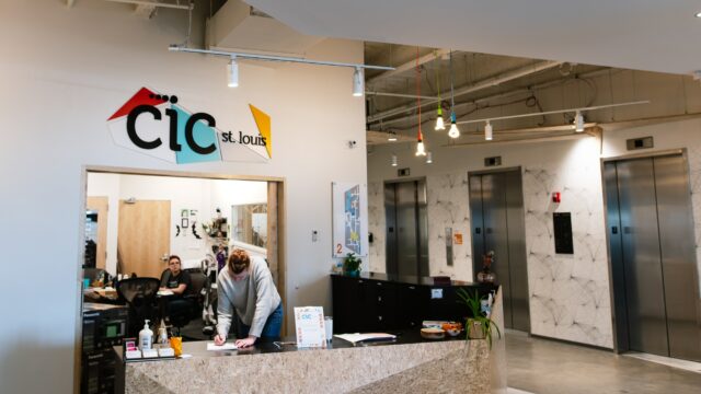 CIC@4240 Coworking STL Lobby